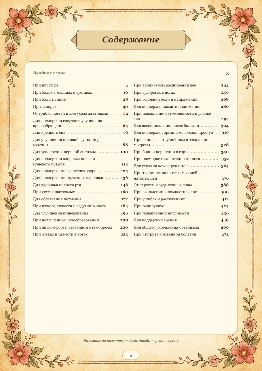 Содержание книги
